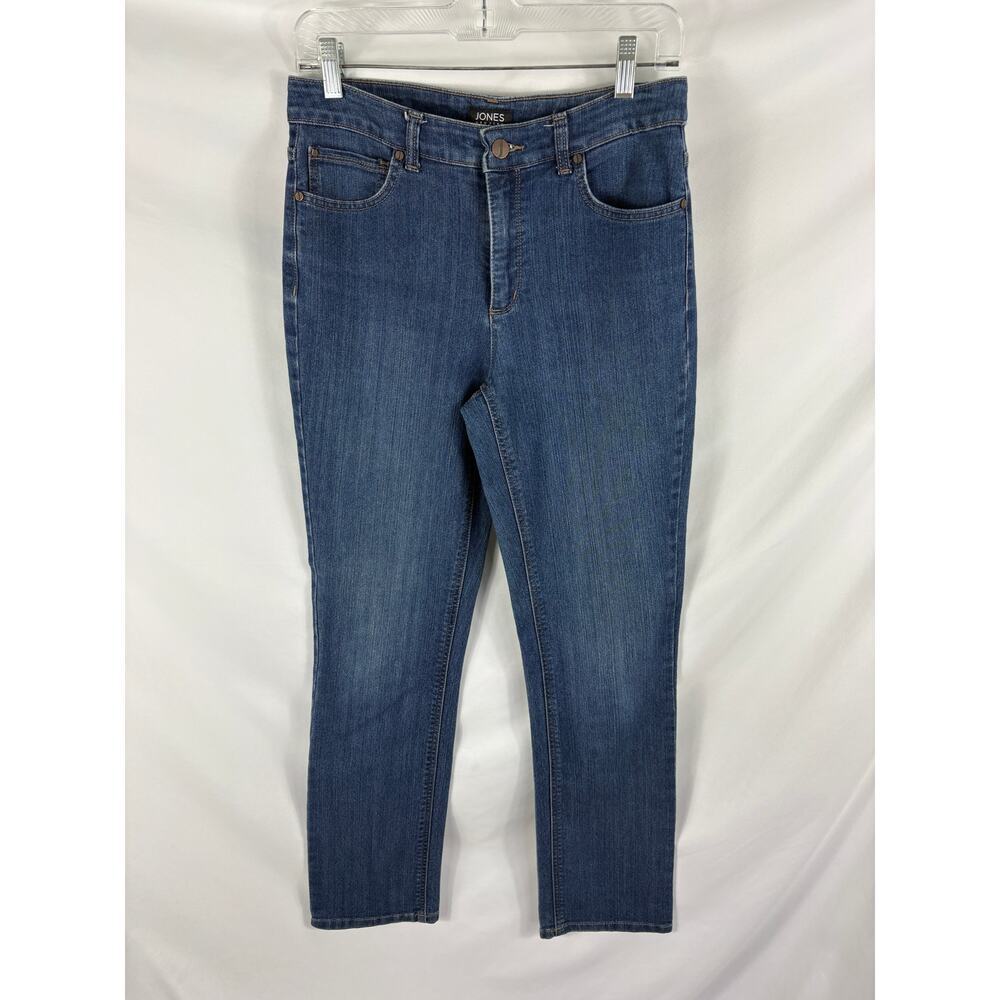 Jones New York Jeans Lexington Classic Stretch Straight Jeans Size 8
